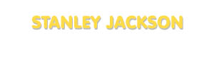 Der Vorname Stanley Jackson